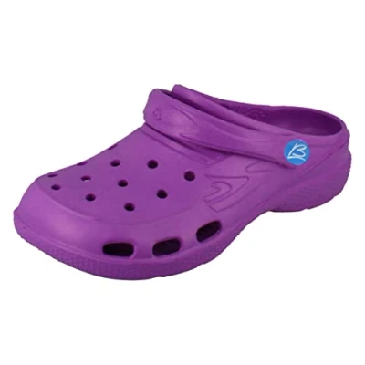 Image of Beck Women&#039;s Clogs Water Shoe, Purple, 8 UK
