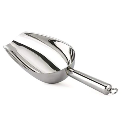 Image of Ice Scoop, Stainless Steel Sweet Candy Food Scoop for Kitchen Bar Buffet Party Wedding, Heavy Duty &amp; Dishwasher Safe, Versatile Size 5oz