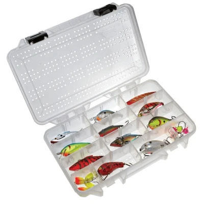 Image of PLANO Hydro Flo StowAway,Salt Water fishing Tackle box, Plastic Storage Organizer Box with Removable Dividers, Tray for Crankbaits, Softbaits, hooks and other equipment