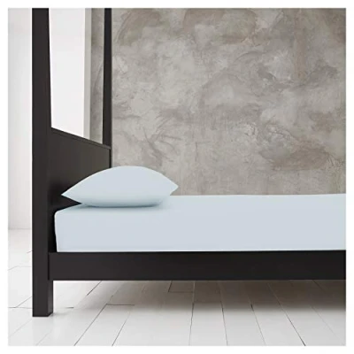 Image of Gaveno Cavailia Super Soft Plain Dyed Diamond Fitted Sheet [ King Sky Blue ]
