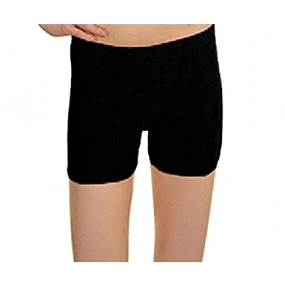 Image of Girls Neon Stretch Hot Pants Shorts Dance Gym Tutu Age: 5 12 yrs BLACK 7 8 Years