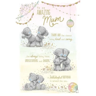 Image of Me To You Amazing Mum Tatty Teddy Birthday Card