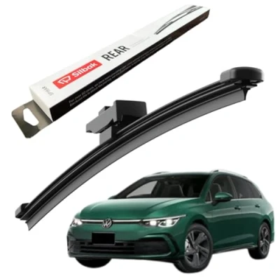 Image of Silbak Rear Windscreen Wipers, for VW (VOLKSWAGEN) GOLF 8 (10/2019 ONWARDS) Wiper Blades, 250mm, Blades Set 8, Blade
