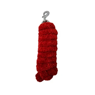 Image of Rhinegold Soft Feather Leadrope Red