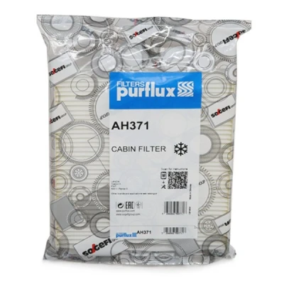 Image of 51854923 Pollen Filter PURFLUX AH371 195mm 188mm 30mm FIAT: 500 Hatchback, Panda III C Convertible