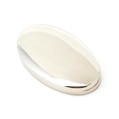 Image of From The Anvil Polished Nickel Oval Escutcheon &amp; Cover