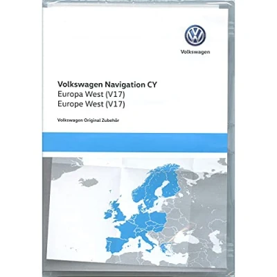 Image of Volkswagen 1T0051859AS navigation DVD ROM Europe West V17, only for RNS 510/810, CY device platform