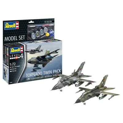 Image of Revell Model Set 63801 Tornado 50th Anniversary Twinpack, Unpainted