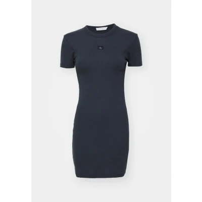 Image of Calvin Klein Jeans Washed Dress Jersey dress, Women&#039;s, Size: Small, black