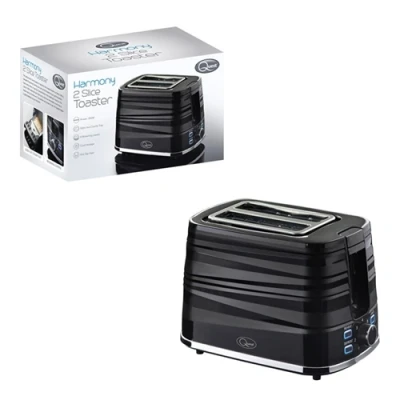 Image of Quest Harmony 2 Slice Toaster Black