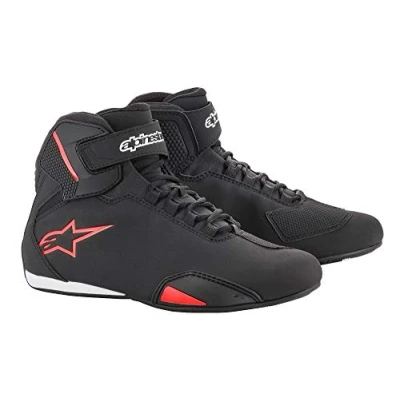 Image of Alpinestars Sektor Shoes (12.5) (Black/RED)
