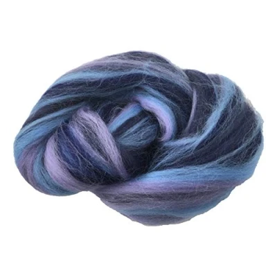 Image of Molten Designs Merino Felting Wool Amethyst Vein