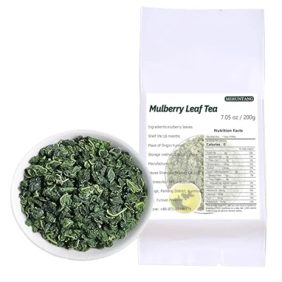 Image of mulberry leaf Tea 200g Fried leaves after frost fragrance桑叶茶200g