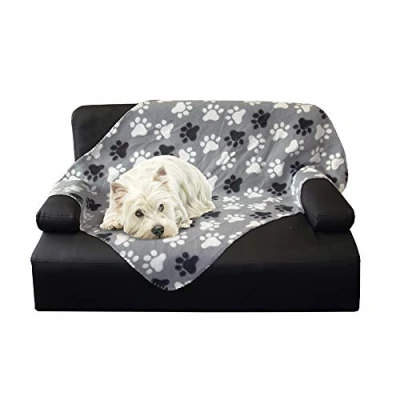Image of Nobby 60870 Classic Pippa Dog Blanket L x W 70 100 cm M Grey
