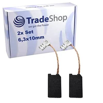 Image of 2 x Carbon Brushes for Hilti TE16, TE16M, TE16C, TE30, TE30C, TE30M, TE30AVR, TE106, TE300, TE300AVR, TEC AVR/Motor Pencils