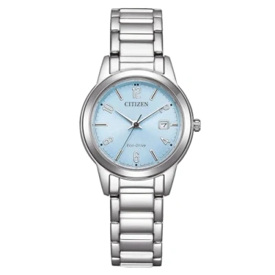 Image of Citizen Women Analogue Eco Drive Watch with Stainless Steel Strap FE1241 71L