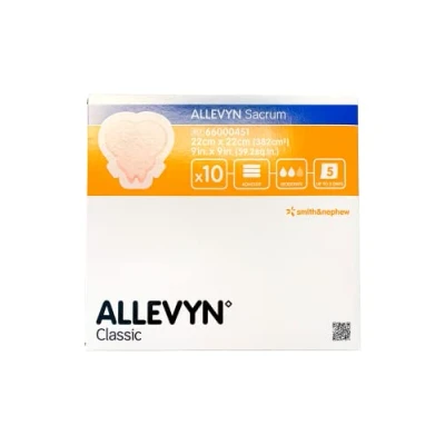 Image of Allevyn Adhesive Sacral dressing (Pack of 10)