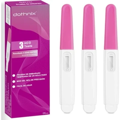 Image of Early Pregnancy Test 10mIU/ml Detection Fast Response 99% Accurate HCG 3 Packs