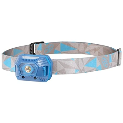 Image of Highlander Bright White LED Rechargeable Lightweight 100 Lumens Head Torch Motion Sensor Control Headlamp Light with 3 Modes, IPX4 Water Resistant Up to 5 Hours Run Time