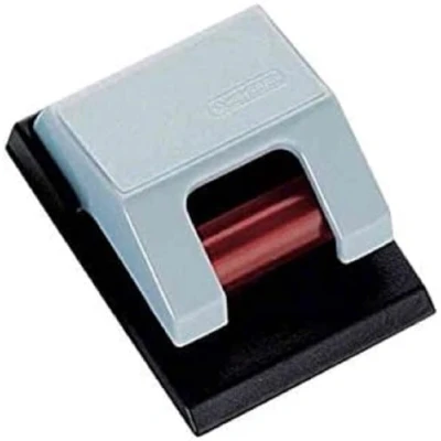 Image of MAUL Roller Clip S, Automatic clamp Roller, self Adhesive, 33 x 43 17 mm, Blue, 10 Pieces