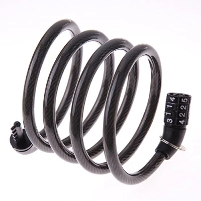 Image of LondonExpress Combination Number Code Bike Bicycle Cycle Lock Steel Cable Chain Security