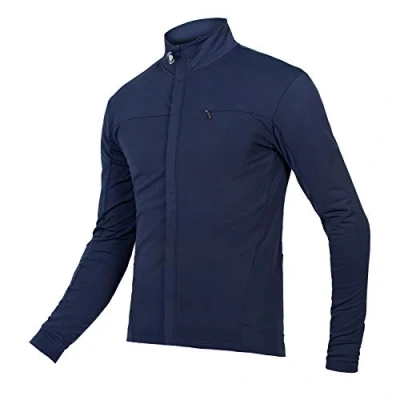 Image of Endura Xtract Roubaix Long Sleeve Jersey, Navy, M
