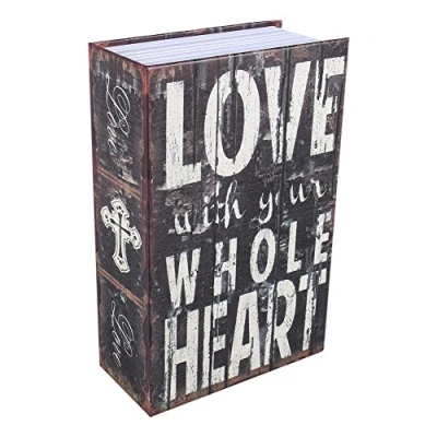 Image of Security Box, Dictionary Special Book shaped Safe Stash Secret Locker with Key, Portable Cash Jewelry Storage Box Case Lockable for Traveling(Leaning Tower of Pisa)