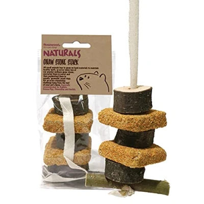 Image of Rosewood Naturals Edible Gnaw Stone Stack, Rabbit Treats &amp; Small Animal