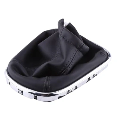 Image of Qiilu Car Gear Shift Knob Cover Gaiter Boot with PU Leather Fit for Chevrolet Cruze 2008 2012