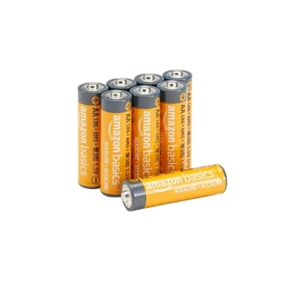 Image of Amazon Basics AA 1.5 Volt Performance Alkaline Batteries, 8 Pack (Appearance may vary)