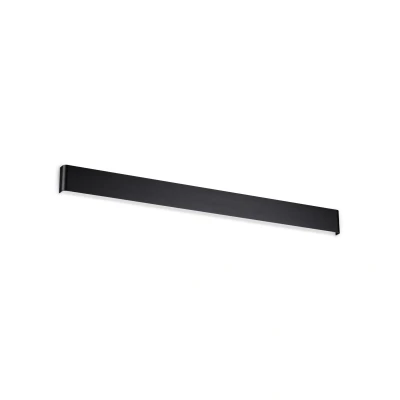 Image of DELTA 110cm Integrated LED Wall Lamp Black, 3000K