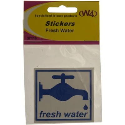 Image of W4 Fresh Water Sticker Blue