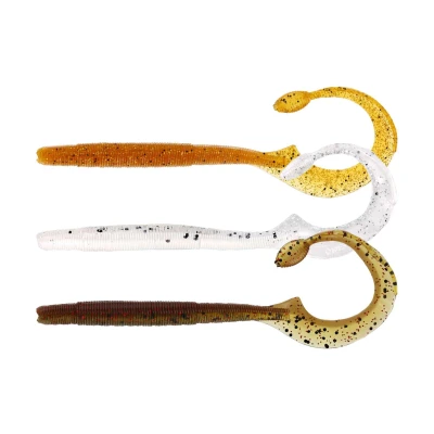 Image of Westin Ned Worm Curl Mix Shad Clear Water 12cm (5 pieces)
