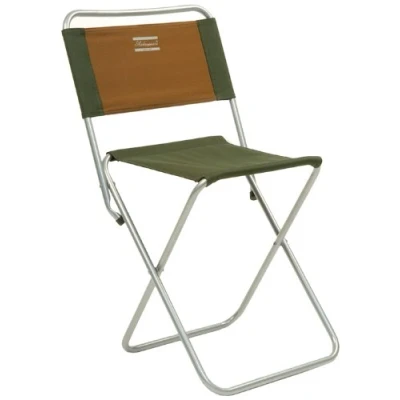Image of SHAKESPEARE Folding Backrest Stool for Fishing, Outdoor, Camping Chair, People Up to 100 kg, Chairs, Coarse Carp, Unisex, Brown/Green