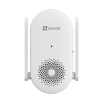 Image of EZVIZ Wi Fi Chime Indoor 0 72 dB Adjustable Volume, 20 Ringtones, Plug In Installation, Real Time Audible Alert, APP Control, Only work 2K Battery Powered Video Doorbell Wireless DB2