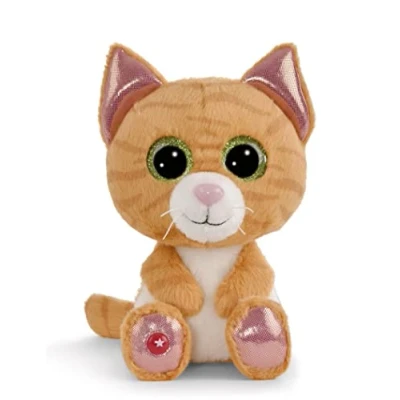 Image of Nici 48698 Tabbrey Kittens Soft Toy GLUBSCHIS Cat 15cm Green, 15 cm