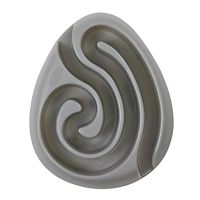 Image of Buster Dog Maze Bowl, Large, Grey