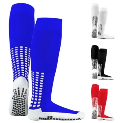 Image of LUX Anti Slip Knee Football Socks,Non Football/Basketball/Hockey Sports Grip Socks