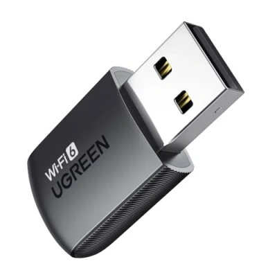 Image of UGREEN WiFi Dongle, AX900 USB 6 Adapter Wireless Dual Band 5GHz/2.4GHz Network for Desktop Laptop, Supports Windows 10/11 Built in Driver