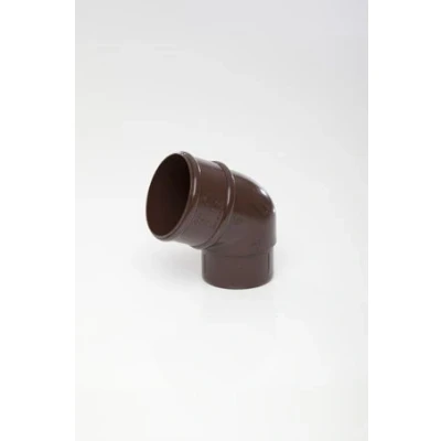 Image of POLYPIPE/TUFFLEX RR127br/RWSB2BN Brown 112.5deg Offset Bend for 68mm downpipe