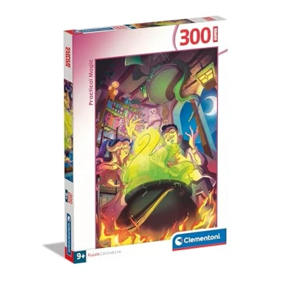 Image of Clementoni Jigsaw Puzzle Practical Magic 300 Pieces Supercolor For Children 9 11 Years, Cartoon, Gift Boy/Girls, Kids, Made In Italy, 21720