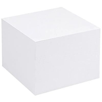 Image of 5 Star CP055YTWHI Office Refill Block for Noteholder Cube Approx. 750 Sheets of Paper 90x90mm White