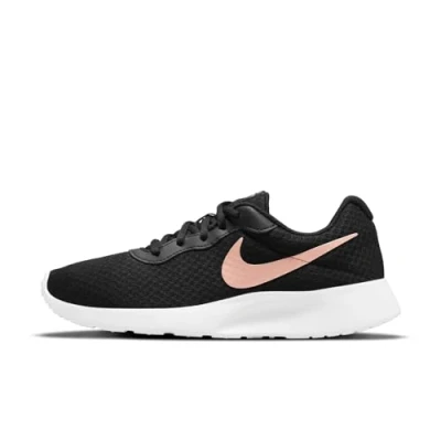 Image of NIKE Women&#039;s Tanjun Sneaker, Black Mtlc Red Bronze Barely V, 7.5 UK