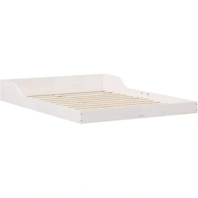 Image of vidaXL White 120 x 190 cm Pine wood