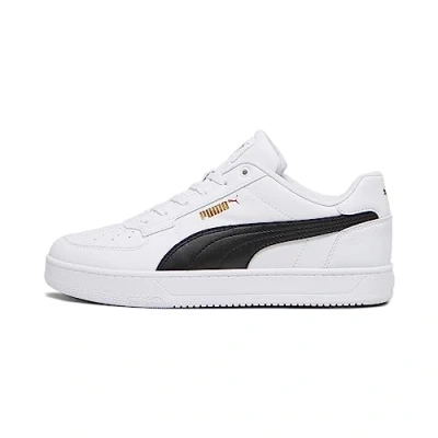 Image of Puma Unisex Adults Caven 2.0 Sneakers, White Black Gold, 11 UK