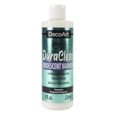 Image of Deco Art Varnish Iridescent Turquoise, One Size