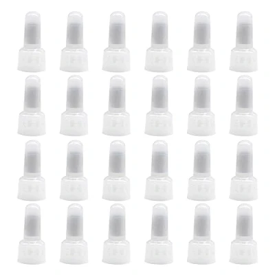 Image of Hocansen 100 Pieces Closed End Crimp Connector Nylon Cap Wire Caps (CE5)