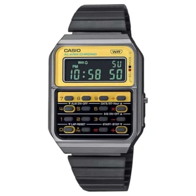Image of Casio Men Digital Quarz Watch with Stainless Steel Strap CA 500WEGG 9BEF