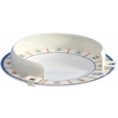 Image of Aidapt None Slip Plate Guard Surround Eating Aid For Plates 203 304mm (8 12 Inches) Elderly, Disabled and Users with Limited Dexterity