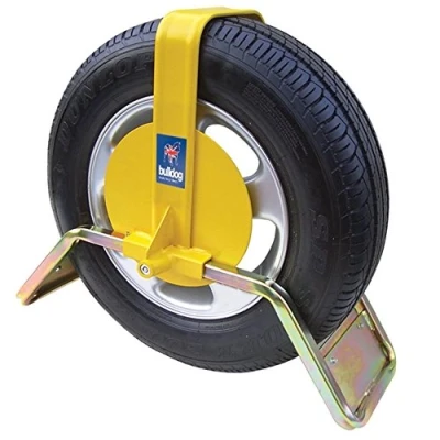 Image of BULLDOG QD Series Wheel Clamp To Suit Caravans &amp; Trailers QD11 Suits Tyres 155mm Width 304mm Rim Diameter